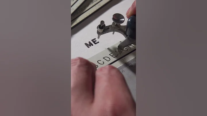 This Vintage Lettering Set