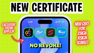 Scarlet/ESign/KSign NEW Certificate 2025 — Install IPA Files on iPhone or iPad No PC