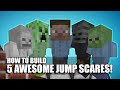 5 Awesome Ways To Build Jump Scares In Minecraft!