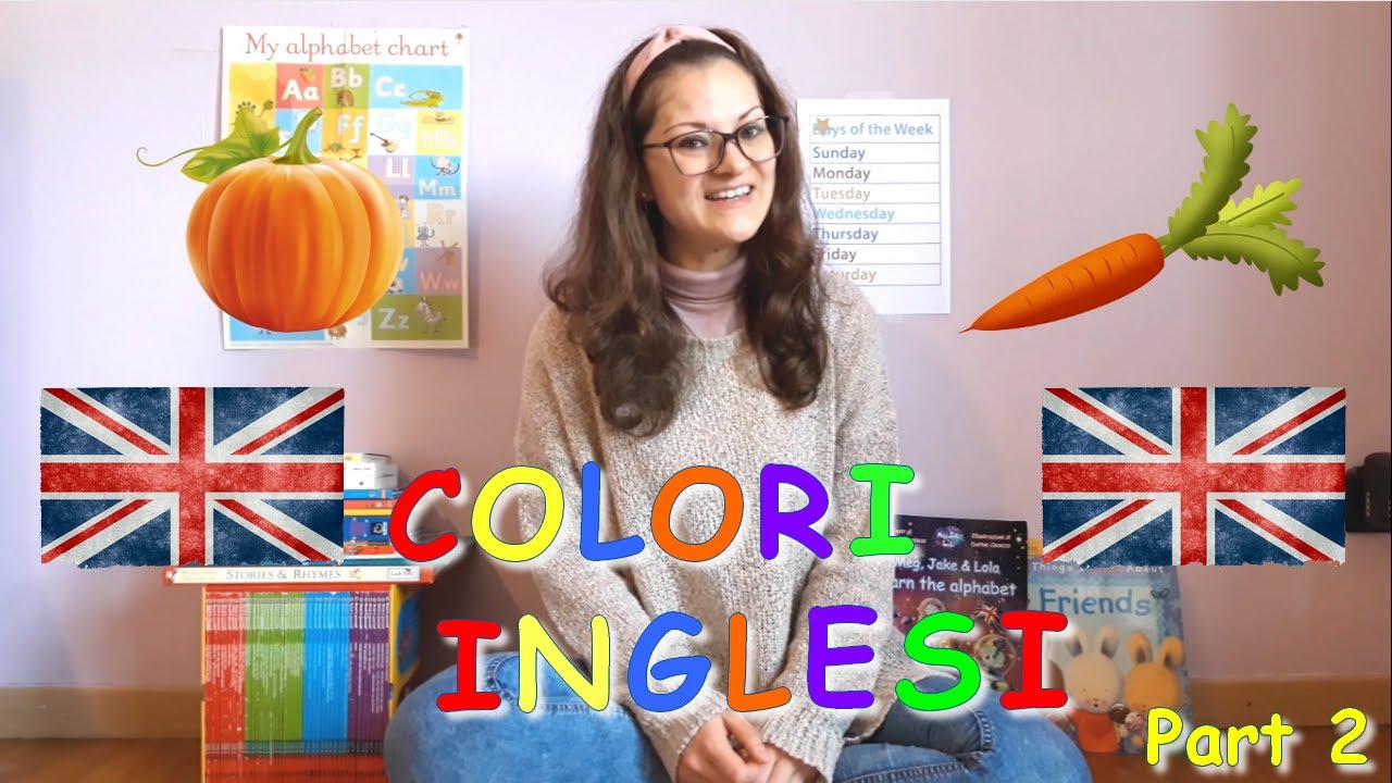 I Colori In Inglese Lezione Di Inglese Sui Colori Secondari Per Bambini Della Scuola D Infanzia Youtube