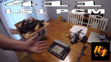 LT1 411 LS1 pcm swap part 4 rewiring LT1 harness