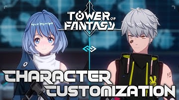 Character customization ,Mount & Gameplay preview | Tower of Fantasy