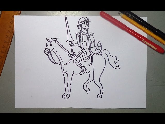 Aprende a dibujar a Don Quijote de la Mancha paso a paso - YouTube aprende-a-dibujar-a-don-quijote-de-la-mancha-paso-a-paso-youtube