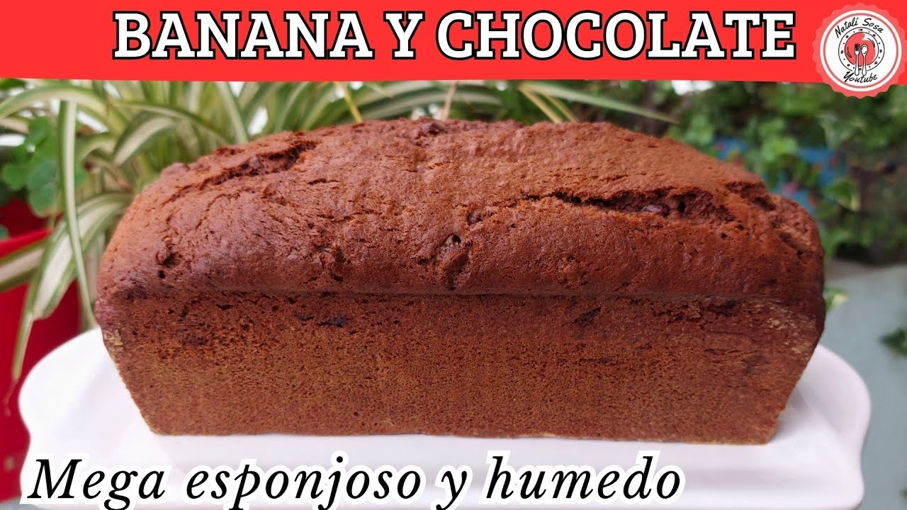 GIGANTE BUDIN ECONÓMICO DE BANANA Y CHOCOLATE