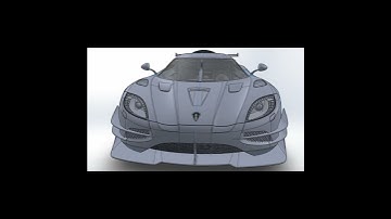 Koenigsegg Agera RS Modeing in solidworks