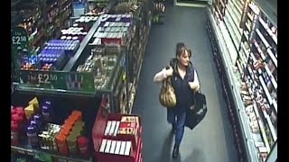 CCTV Police search for shoplifter in Coventry Dec 2015 (no audio)