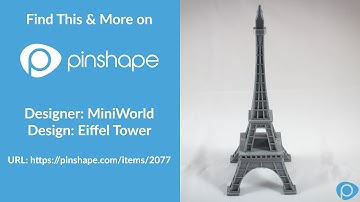 Eiffel Tower Print Timelapse