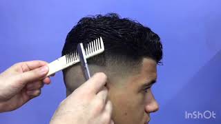 corte degrade masculino na navalha