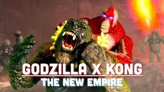 Godzilla x Kong: The New Empire | Kong vs. Skar King | Stop Motion