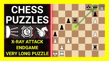 Chess Puzzles to Practice. Themes: X-Ray attack, Endgame, Very long puzzle. Learn Chess