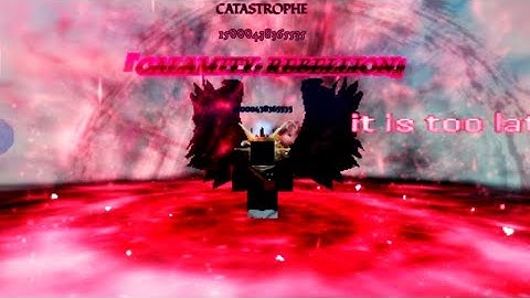 The true max calamity.. | Killstreak sword fighting universe