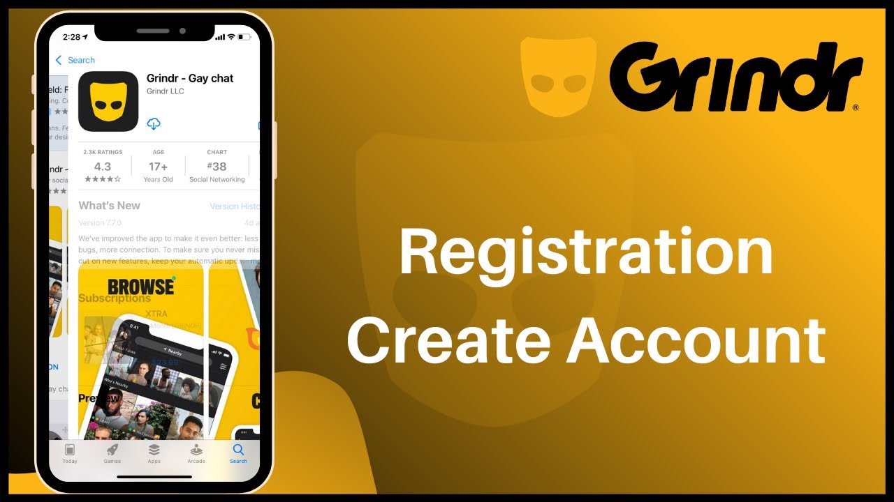 sign up grindr, register grindr, grinder dating app, grinder app, how to cr...