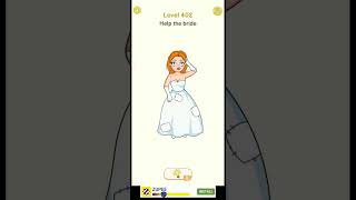 Delete puzzle level 402 (help the bride 👰) #viral #short #deleteonepart #mostviewed #gameplay