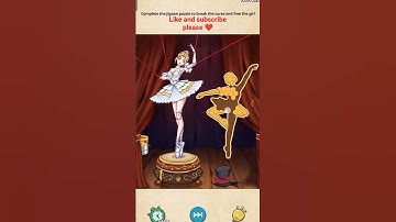 🧐Complete the jigsaw puzzle to break the curse and free the girl🫣😍