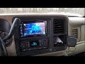 Oldguydiy double din stereo head unit w back up camera install 2000  2006 gm nbs suburban tahoe