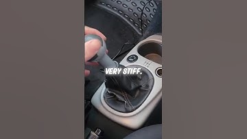 Stiff Stick Shift Shifting Problem - FAST and EASY Fix for a Stiff Gear Stick