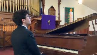 Snippets from Piano Recital — Michele Garzo (March 2022)