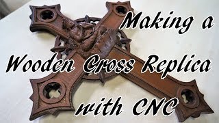 Making a Wooden Cross Replica with CNC Softwares used to make the 3D data: - Moi3D - Zbrush - Meshmixer Softwares used to make the CAM setting and to control the ...