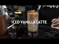 Iced Vanilla Coffee Latte