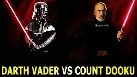 Darth Vader Vs Count Dooku (Accurate to canon)