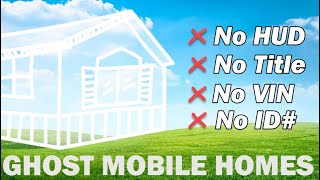 Lost Mobile Home Titles | No Data Plate | No VIN | No HUD label