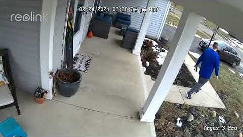 Reolink Argus 3 Pro Wire-Free Outdoor Camera – Sample Footage 2 (Daytime Testing/Front Door)