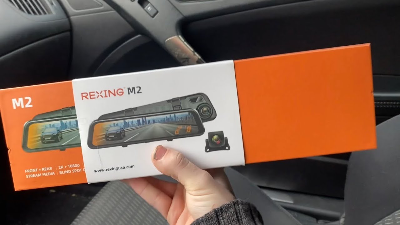 Rexing M2 2K Front and Rear Mirror Dash Cam with Smart BSD ADAS