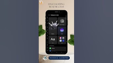 Realme GT 6T Edge Lighting Kaise Enable Karein? | Stylish Notification Trick! #realmegt6t #shorts