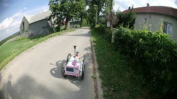 Robik - obstacle and grass avoidance test