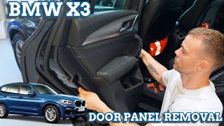 BMW X3 G01 Door Panel Removal 2017, 2018, 2019, 2020, 2021, 2022, 2023