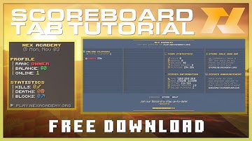 The BEST Minecraft TAB & Scoreboard Config In 3 Minutes!