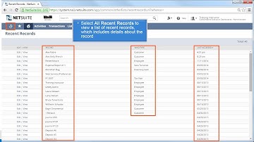 Navigating NetSuite   NetSuite Training Video