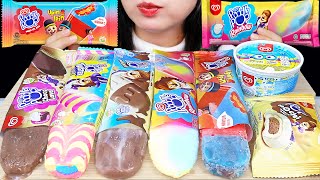 ASMR PADDLE POP ICE CREAM 🍦 PADDLE POP UPIN & IPIN, MINIONS, CHOCO LAVA, RAINBOW, MOCHI ICE CREAM