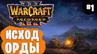 Warcraft 3: Reforged Прохождение #1 - [Пролог - Исход орды] Глава 1: Погоня за видением