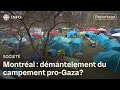 Campement propalestinien  mcgill  les manifestants refusent de partir