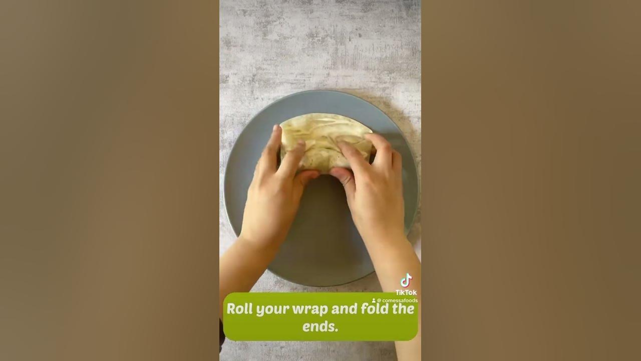 How to fold a tortilla wrap youtube