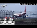 Plane Spotting at Runway 33 , KLIA2 , Malaysia (08 JUNE 2019) - ALL AIRASIA