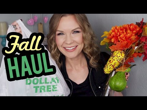 Dollar Tree Haul!! Fall Decorations!! | LipglossLeslie