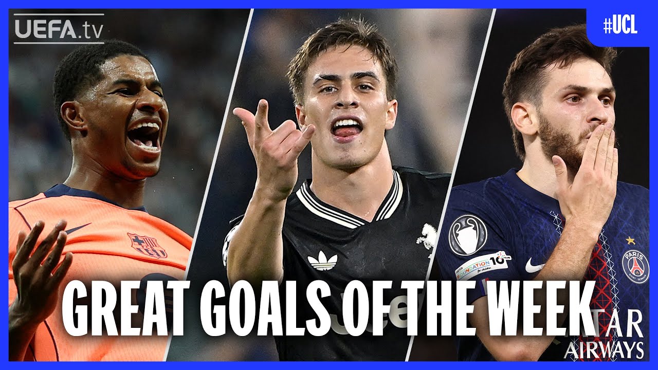 Kenan Yıldız WONDER-GOAL! 😱🇹🇷 | Great UCL Goals Matchday 1