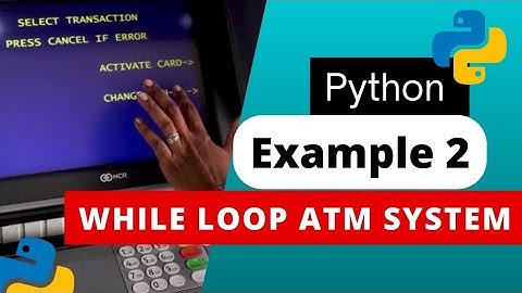 Advanced Python ATM System: Withdraw, Deposit, Balance and More with WHILE LOOPS