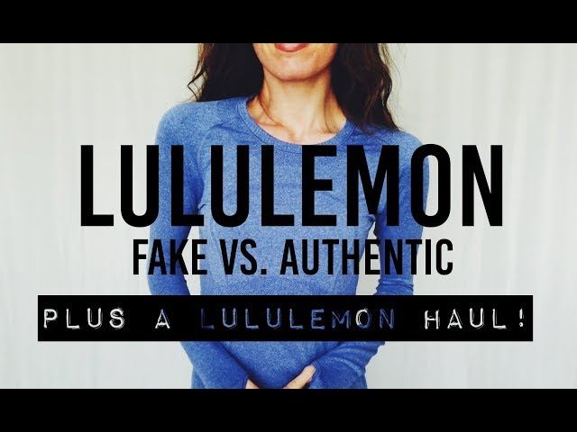 lululemon: Fake VS. Authentic! (Plus a lululemon haul!) 