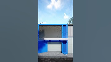 PROJETO FACHADA EM ACM    #music #love #beach #acm #projeto #d5render #sketchup #animação #viral