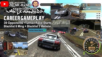 Need for Speed Most Wanted Career Gameplay [Blacklist 6 Ming & 5 Webster] #nfs #nfsmw #nfsmostwanted