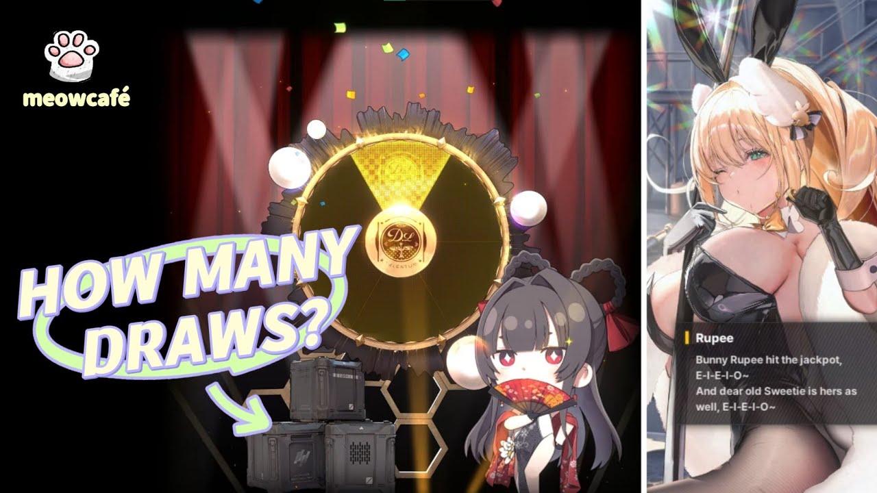 How many draws for Rupee Rabbit Deluxe Costume? Luxury Bunny