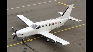 French Air Force TBM 700 F-RAXM / Start up and take off
