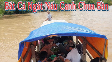 Lặn Bắt Cá Ngát Sông Hàm Luông - Nấu Canh Chua Bần Làm Vài Ly Nước Mắt Quê Hương Tuyệt Vời || b3pbt
