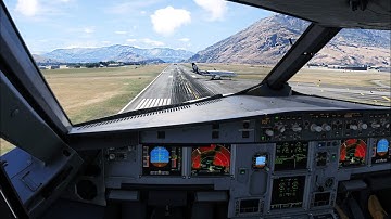 Go-Around Airbus A320 in Queenstown | Microsoft Flight Simulator 2024 4K