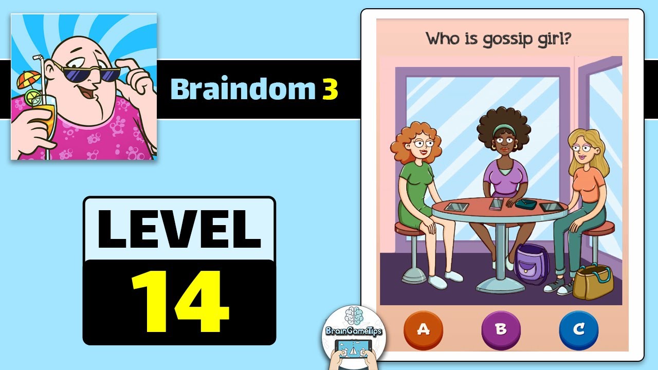 Braindom 3: Smart, Brain Games - Level 14 Answer