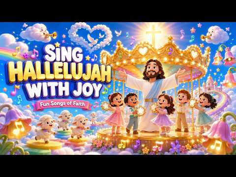 🌟 Sing Hallelujah with Joy | Fun Christian Songs for Kids | Fun Songs of Faith