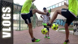 Balones de Fútbol & Entreno de Freestyle - GuidoFTO (Football Tricks Online)(En el Vlog Diario organizamos algunos Balones y Botas de fútbol y por la tarde a entrenar Fútbol freestyle y calle! Espero que les guste, Nos Vemos mañana!, 2015-08-17T01:17:40.000Z)